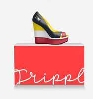 OPEN_TOE PLATFORM WEDGE[Multi Color]