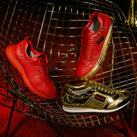 RED/Gold Sole Ankletop