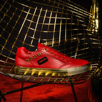 RED/Gold Sole Ankletop